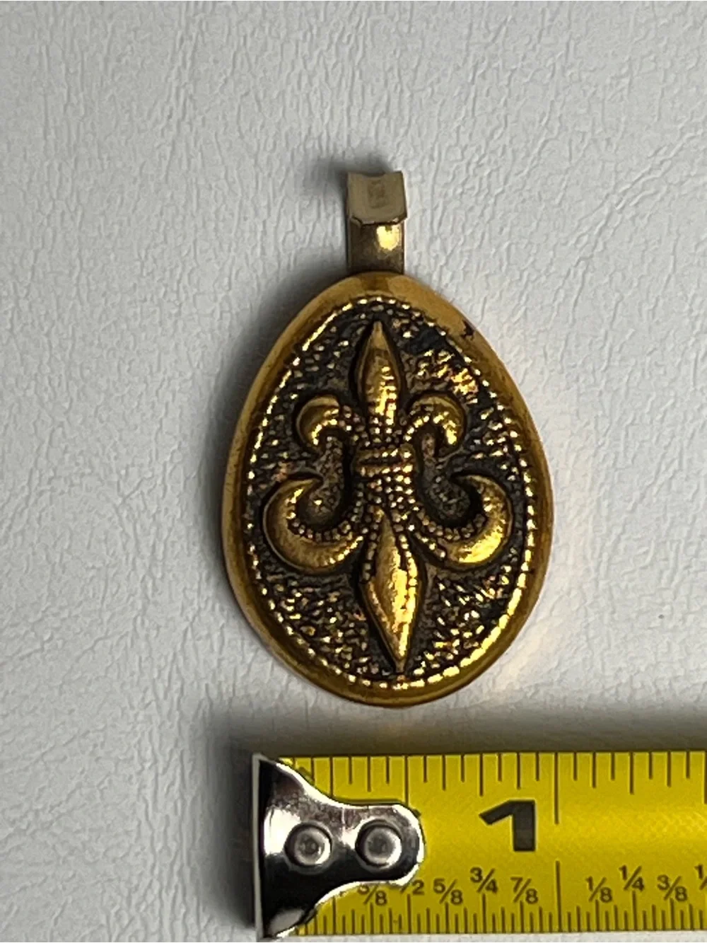 VTG Hardware Lot of 2 Fleur De Lis Wall Hook Brass Picture Wall Hanger 2